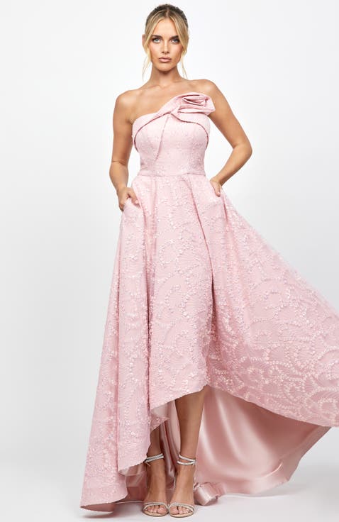 Addyson Strapless Hi Lo Gown