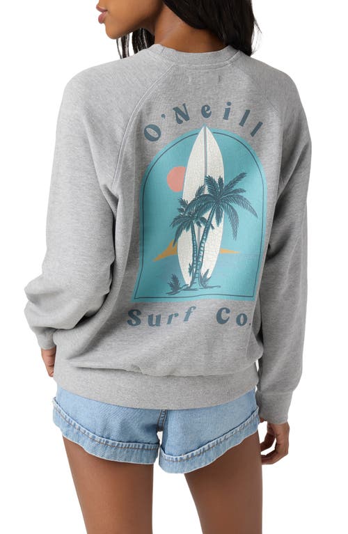 O'neill Boardwalk Fleece Graphic Sweatshirt In Gray