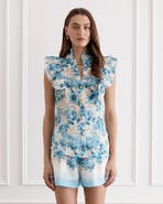 Aqua Blu Aubrey Top