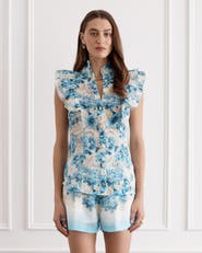 Aqua Blu Aubrey Top