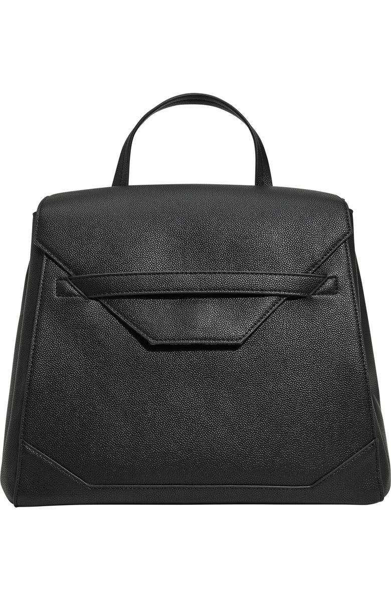 The Honest Company Convertible Faux Leather Diaper Tote, Main, color,