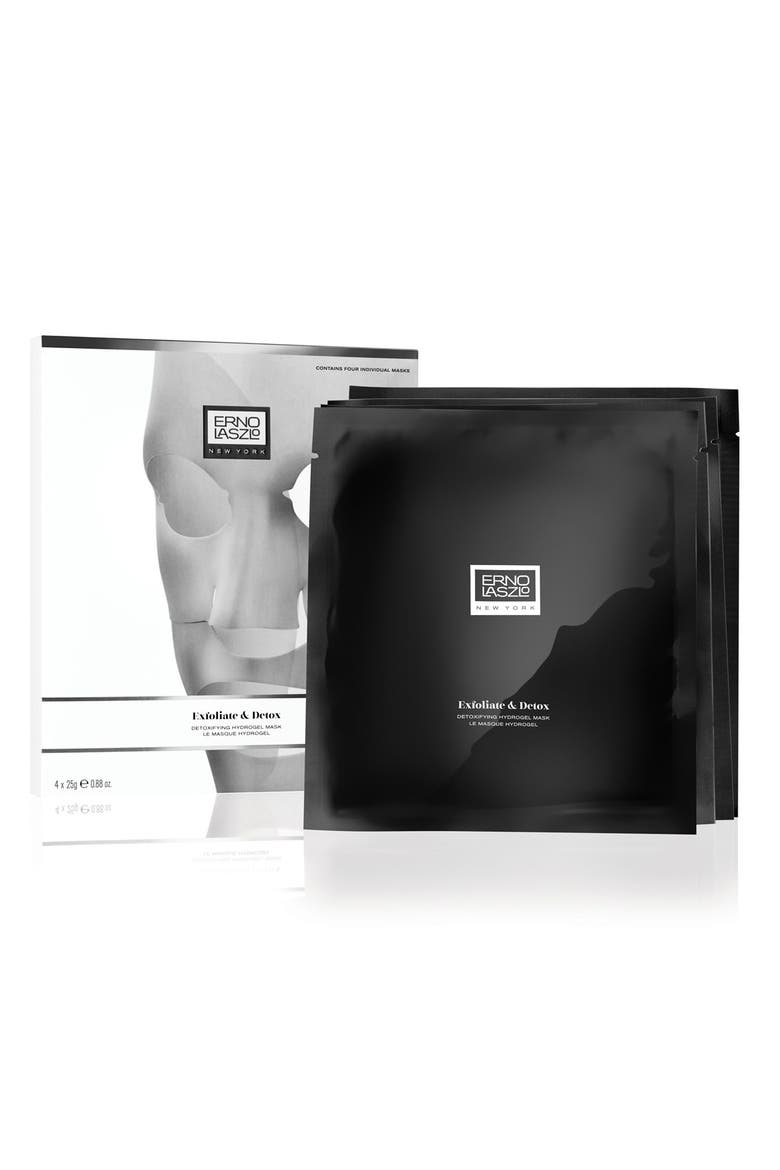 Exfoliate & Detox Hydrogel Mask, Main, color, NO COLOR