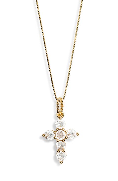 Byzantia Cross Pendant Necklace