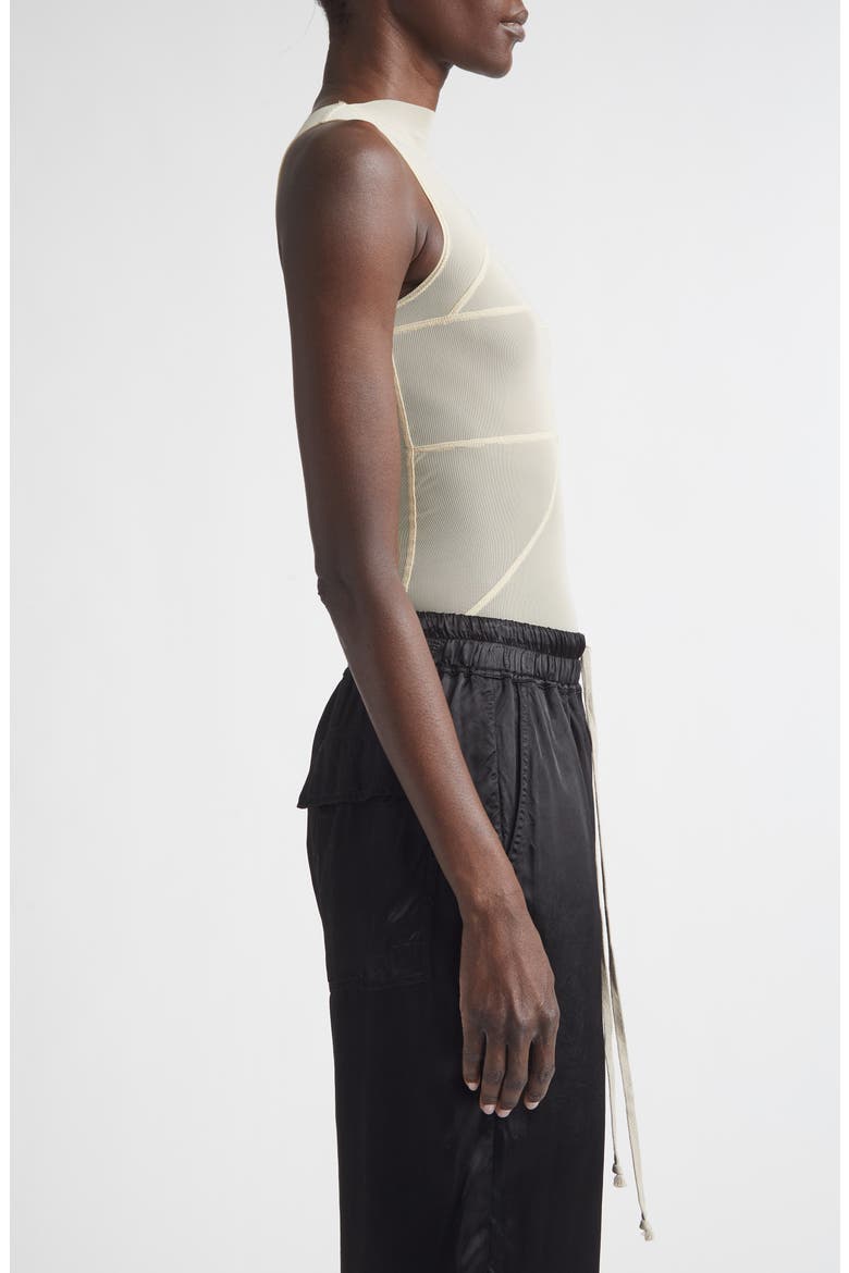 Temple Sleeveless Tulle Top, Alternate, color, SAND