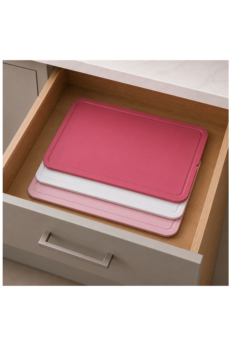 Leo Legacy 3-Piece Cutting Board Set, Alternate, color, PINK