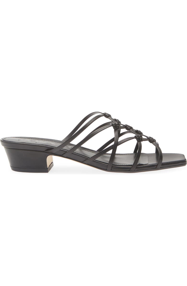 aeyde Talha Sandal, Alternate, color, Black