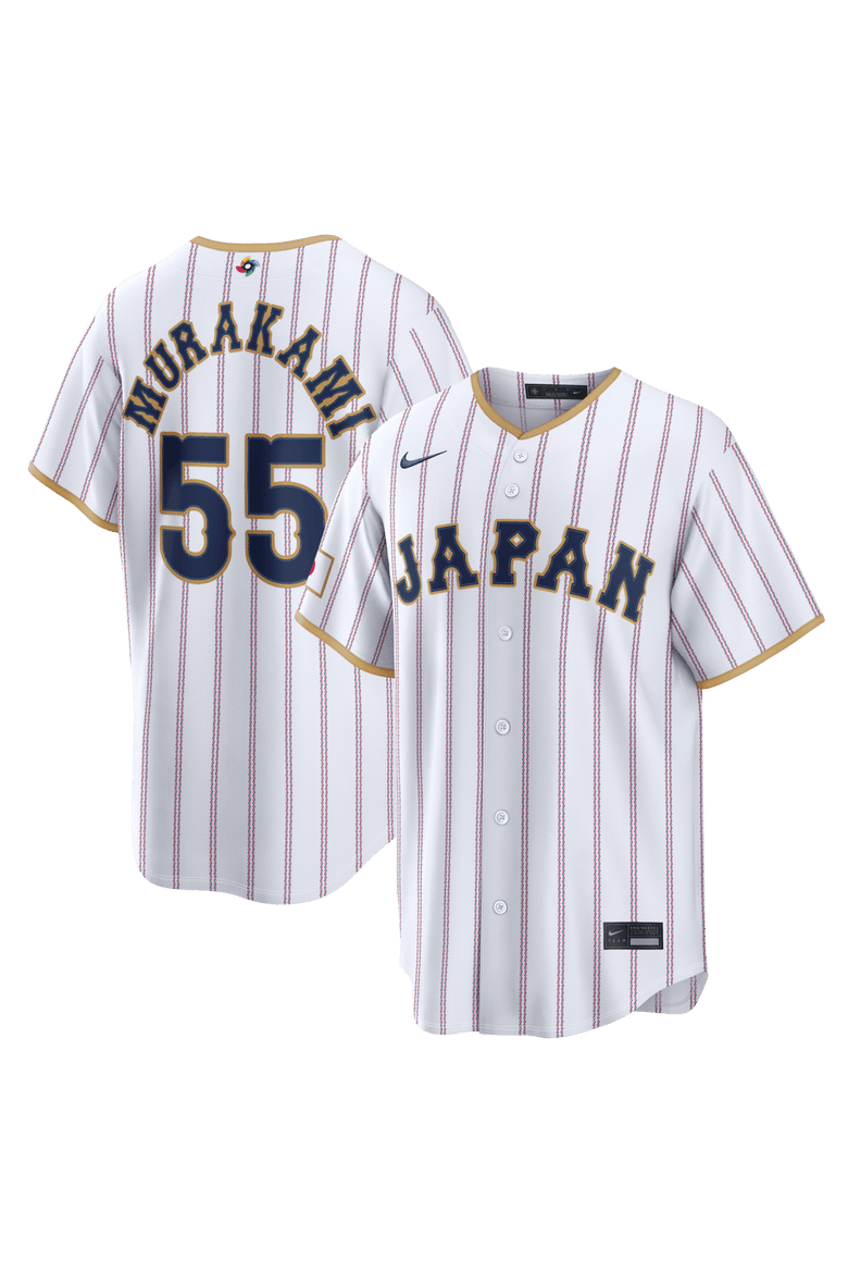 Men's Nike Munetaka Murakami White Japan Baseball 2026 World Baseball Classic Home Stadium Jersey, Main, color, White