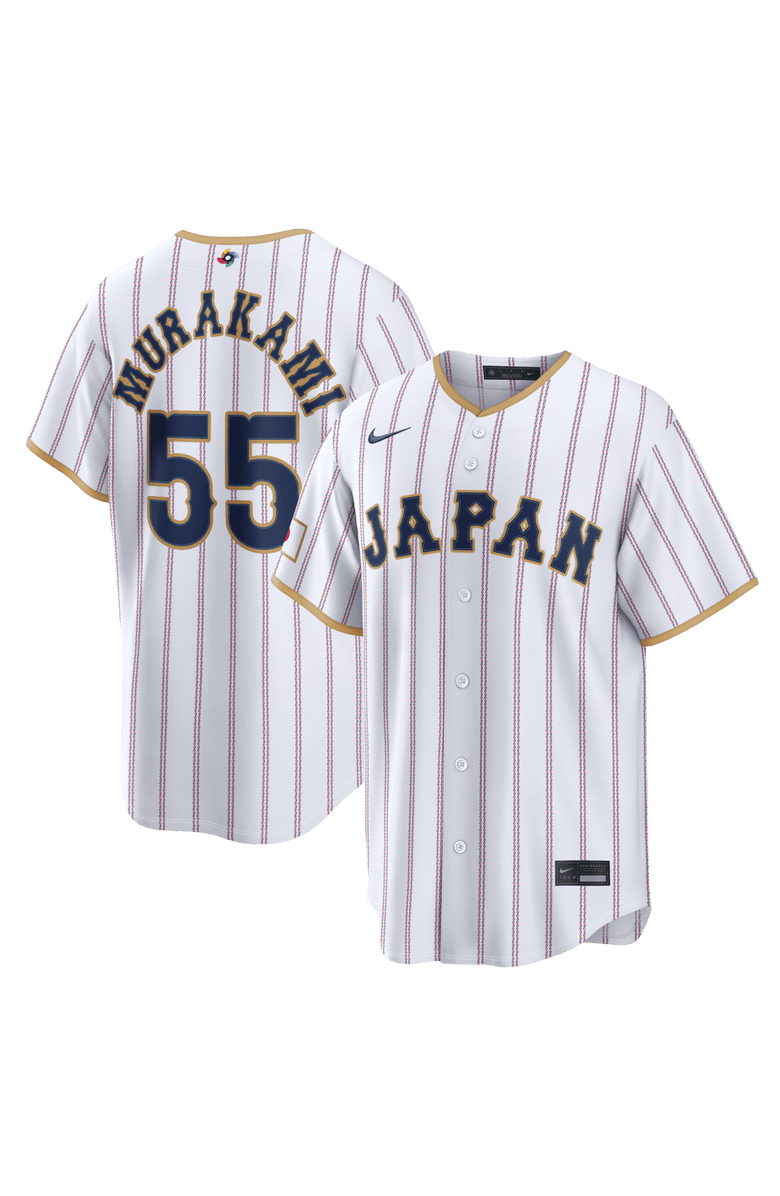 Nike Men's Nike Munetaka Murakami White Japan Baseball 2026 World Baseball Classic Home Stadium Jersey, Main, color, White