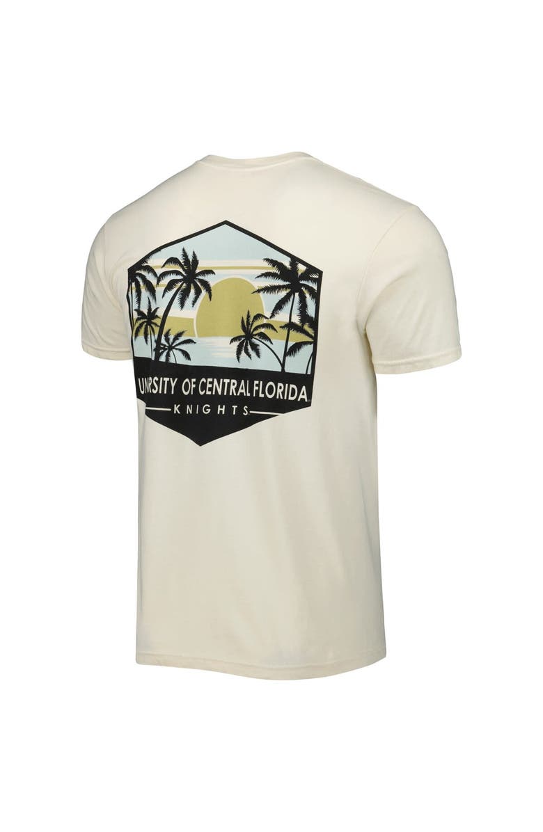IMAGE ONE Men's Cream UCF Knights Landscape Shield T-Shirt, Alternate, color, Cream