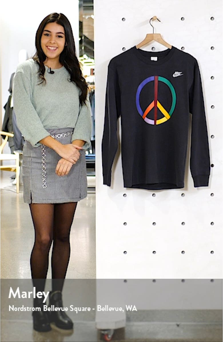x Olivia Kim Peace Sign Long Sleeve Tee, sales video thumbnail