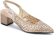 LADY COUTURE Donn Embellished Slingback Pump