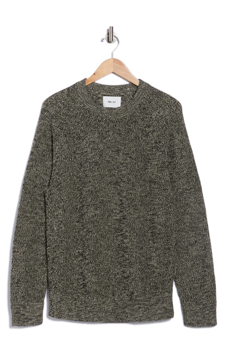 NN07 Jacob Cotton Rib Sweater, Alternate, color, Black Multi