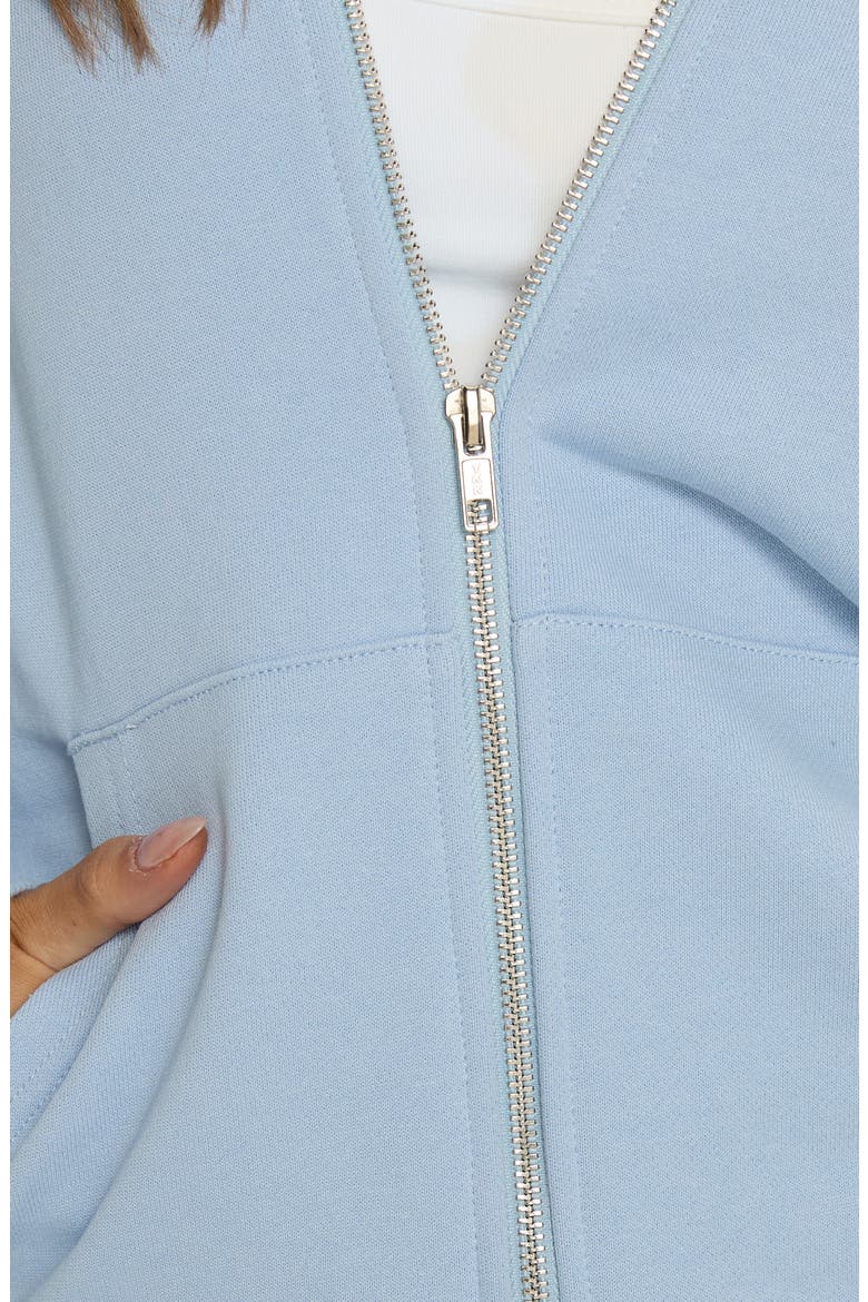 All Day Full Zip Hoodie, Alternate, color, BLUE