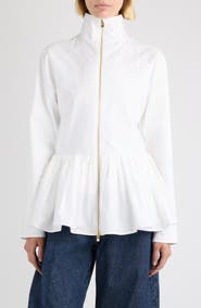 Alaïa Cotton Peplum Jacket