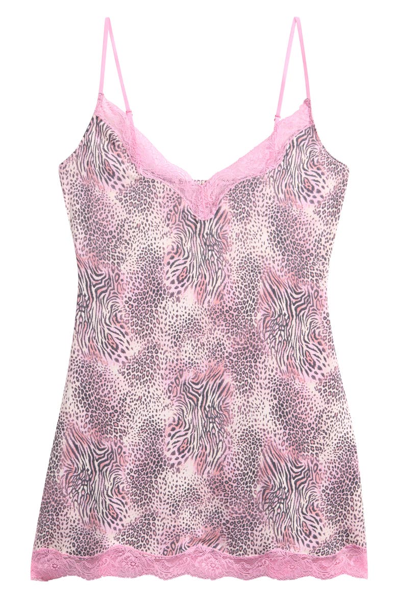 Sleep Pajama Minidress, Alternate, color, BLOOM MINI MULTI ANIMAL
