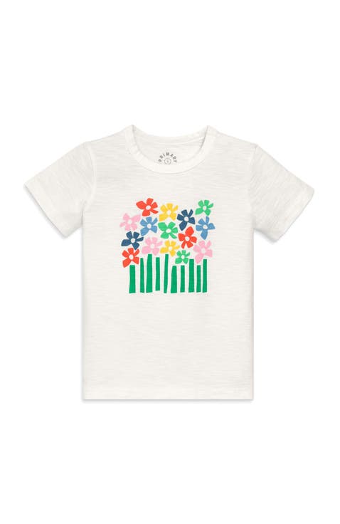 Kids Flower Garden Tee (Toddler, Little Kid Big Kid)