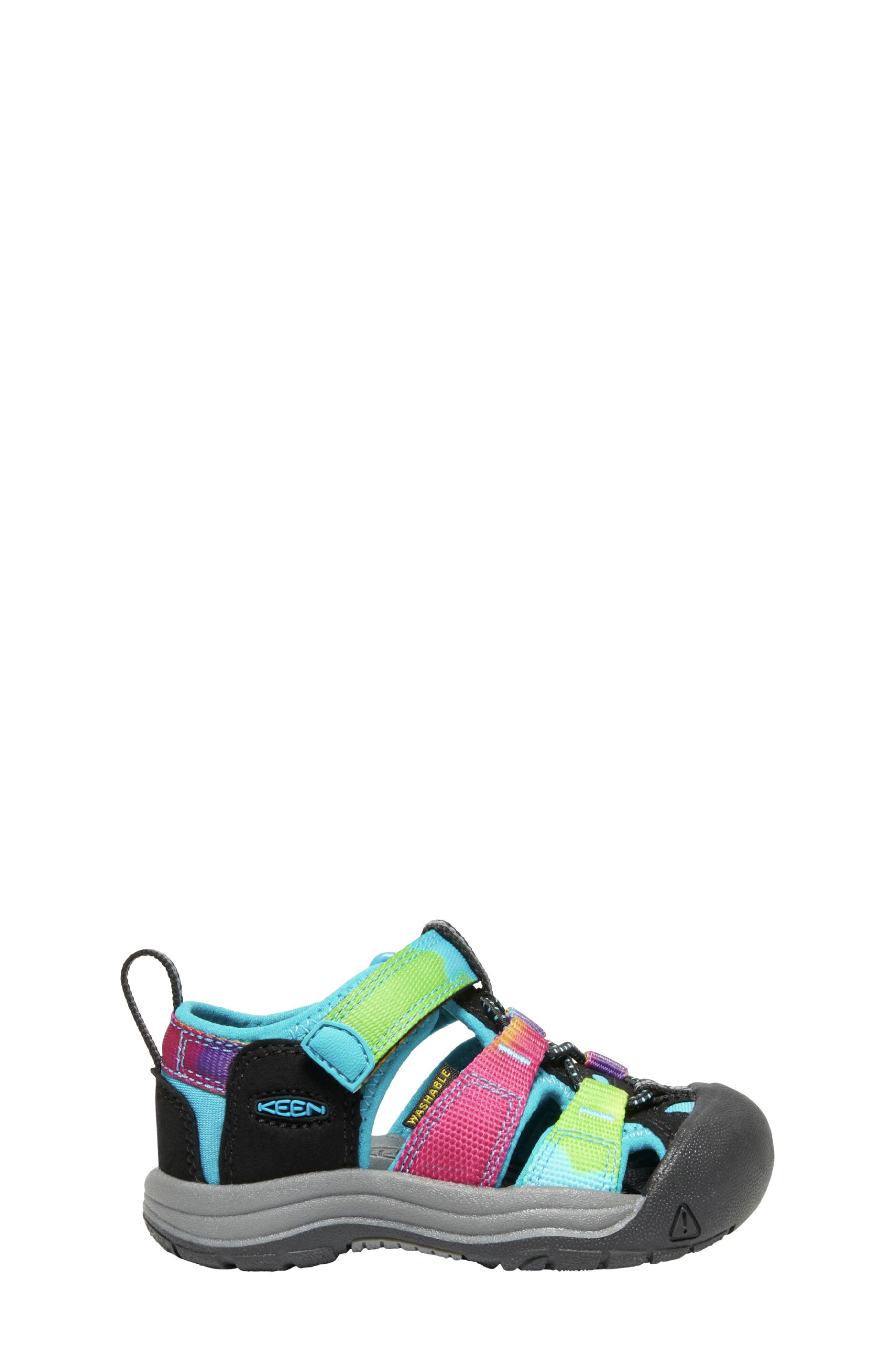 KEEN Kids' Newport H2 Water Friendly Sandal, Alternate, color, Rainbow Tie Dye