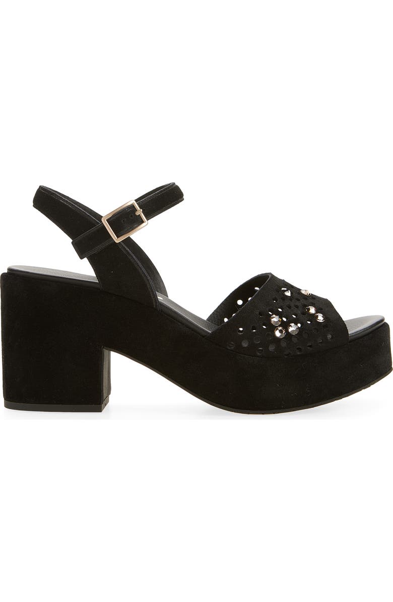 Pedro Garcia Dori Ankle Strap Platform Sandal, Alternate, color, Black Castoro