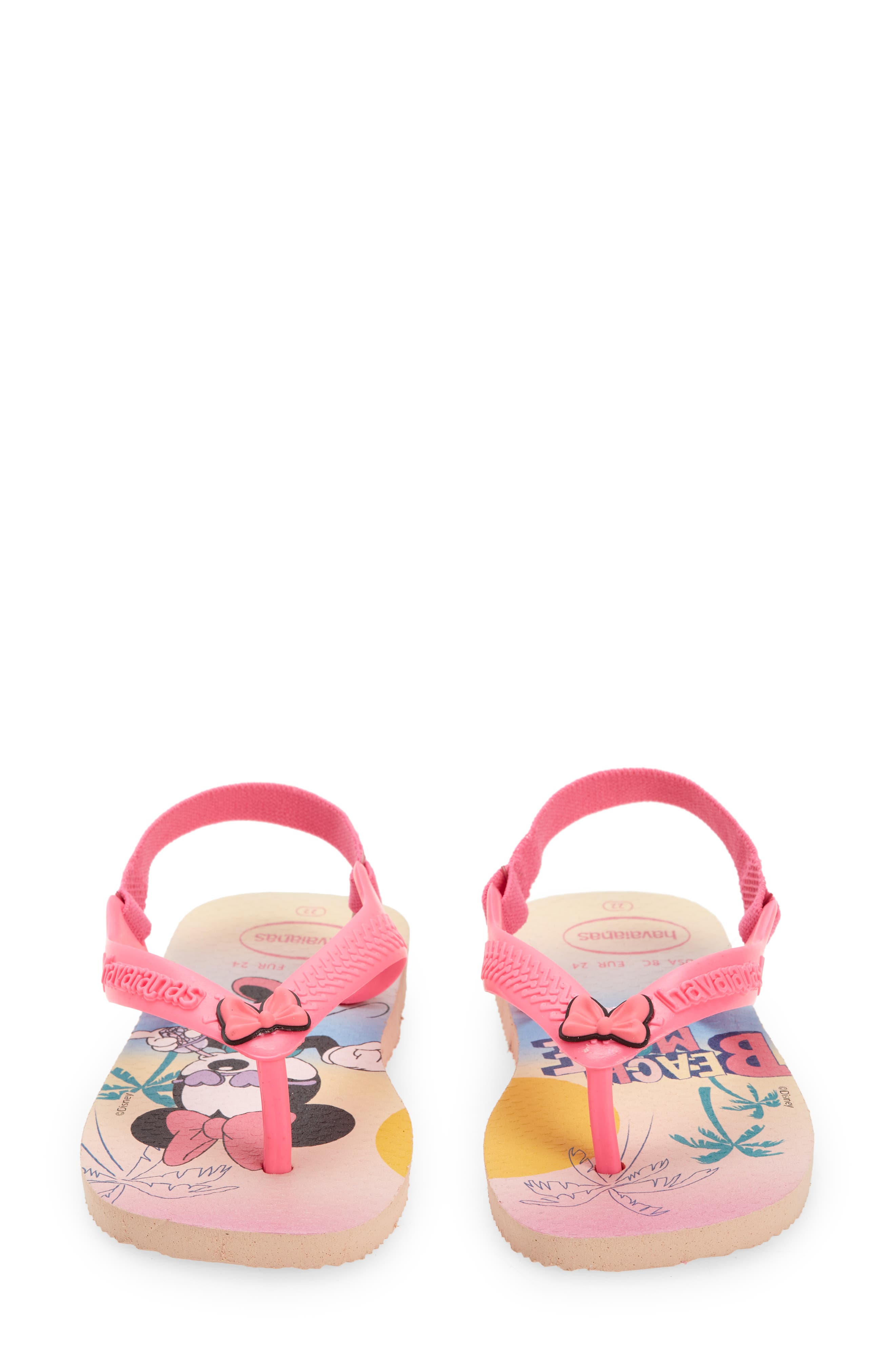 Baby Disney Classics Flip Flop, Alternate, color, PINK/ PINK