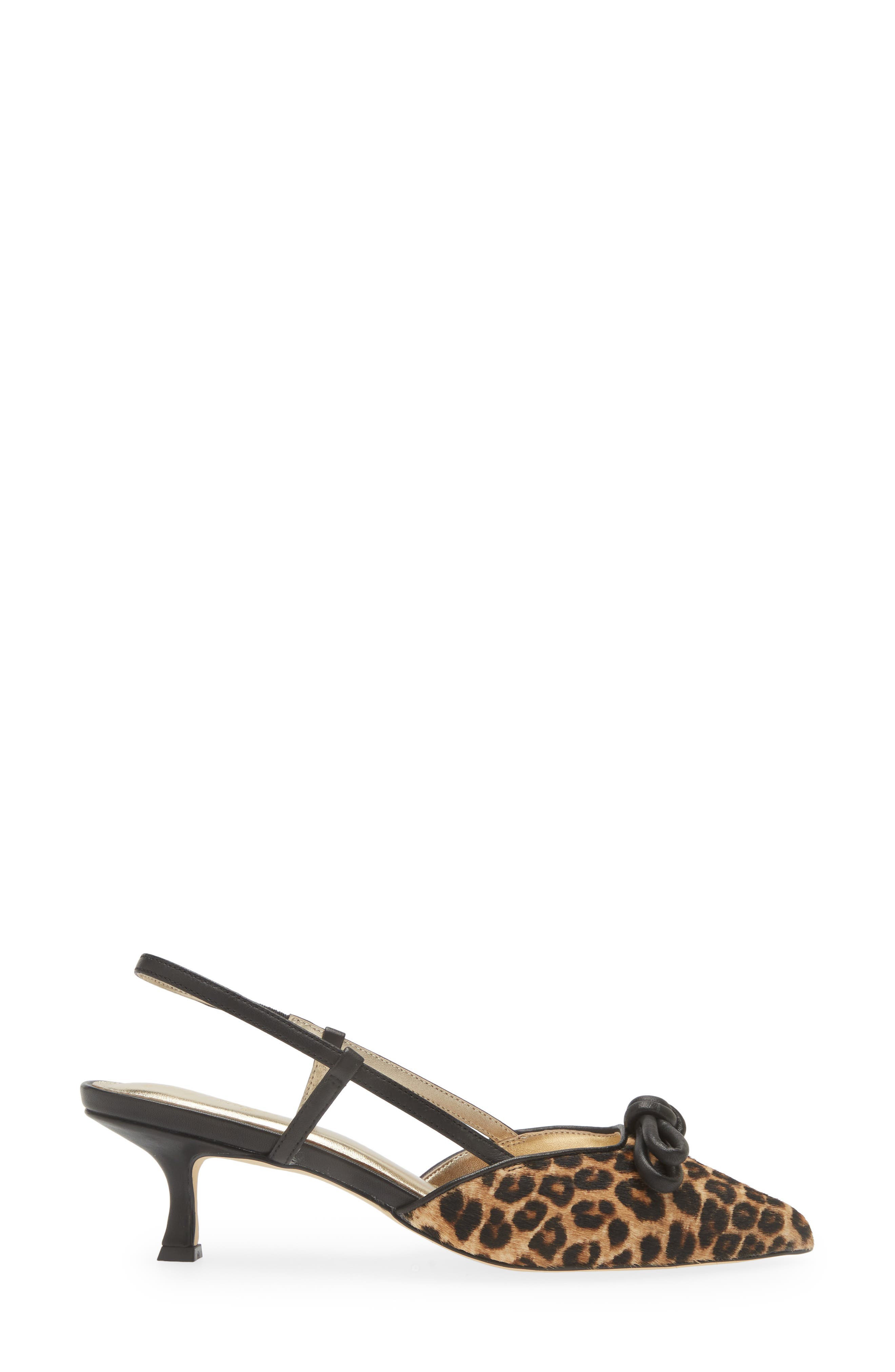 Lilly Pulitzer<sup>®</sup> Palma Genuine Calf Hair Slingback Pointed Toe Kitten Heel Pump, Alternate, color, 