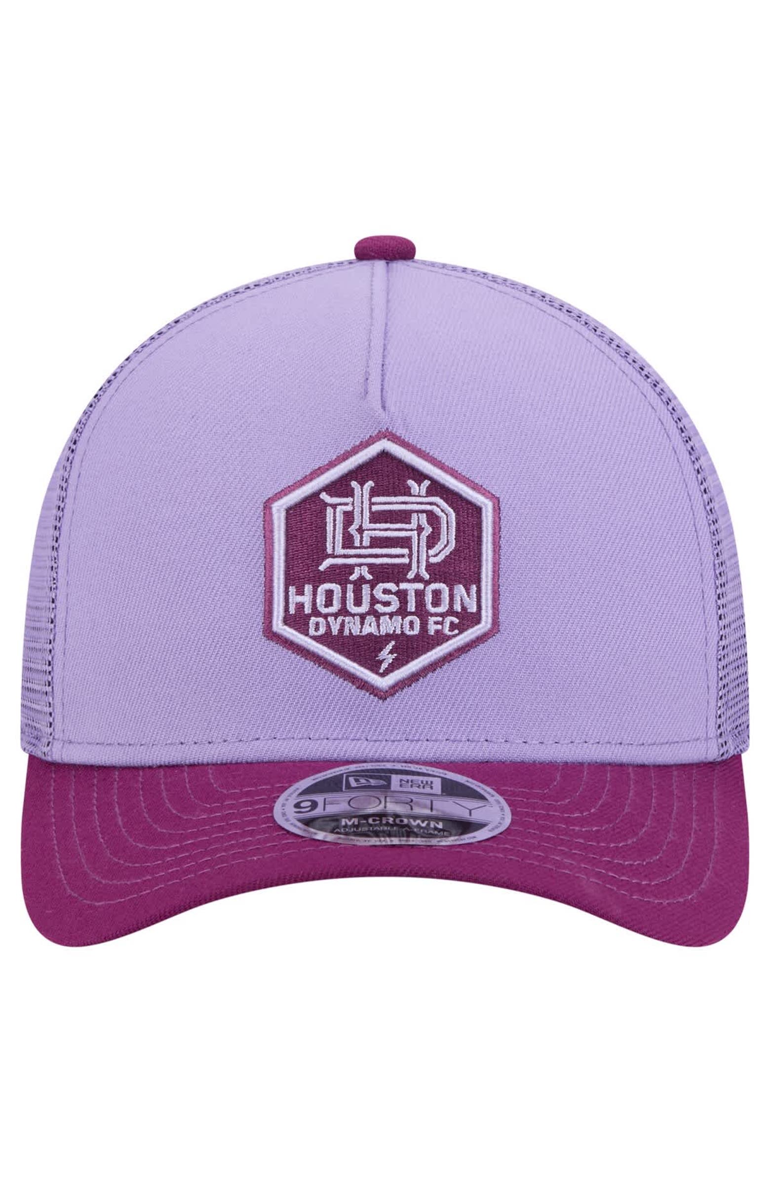 New Era Men's New Era Purple Houston Dynamo FC Color Pack 9FORTY A ...