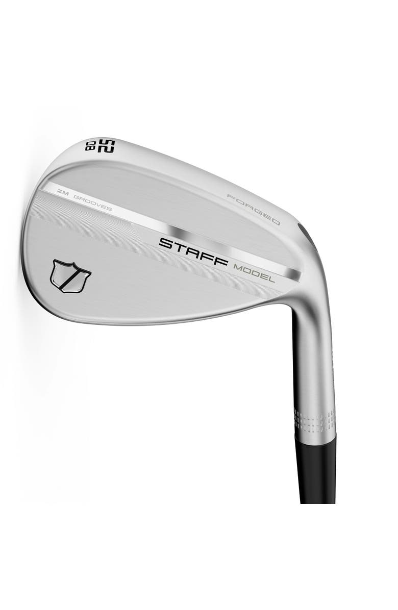 WILSON Staff Model ZM Left Hand Mens Wedge - 60 / 10, Main, color, Silver