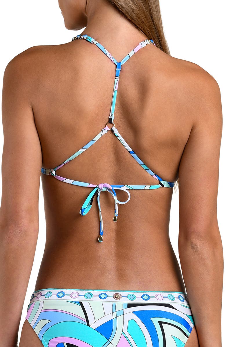 Sunshine 79 Studio Swirl Triangle Bikini Top, Alternate, color, Seafoam