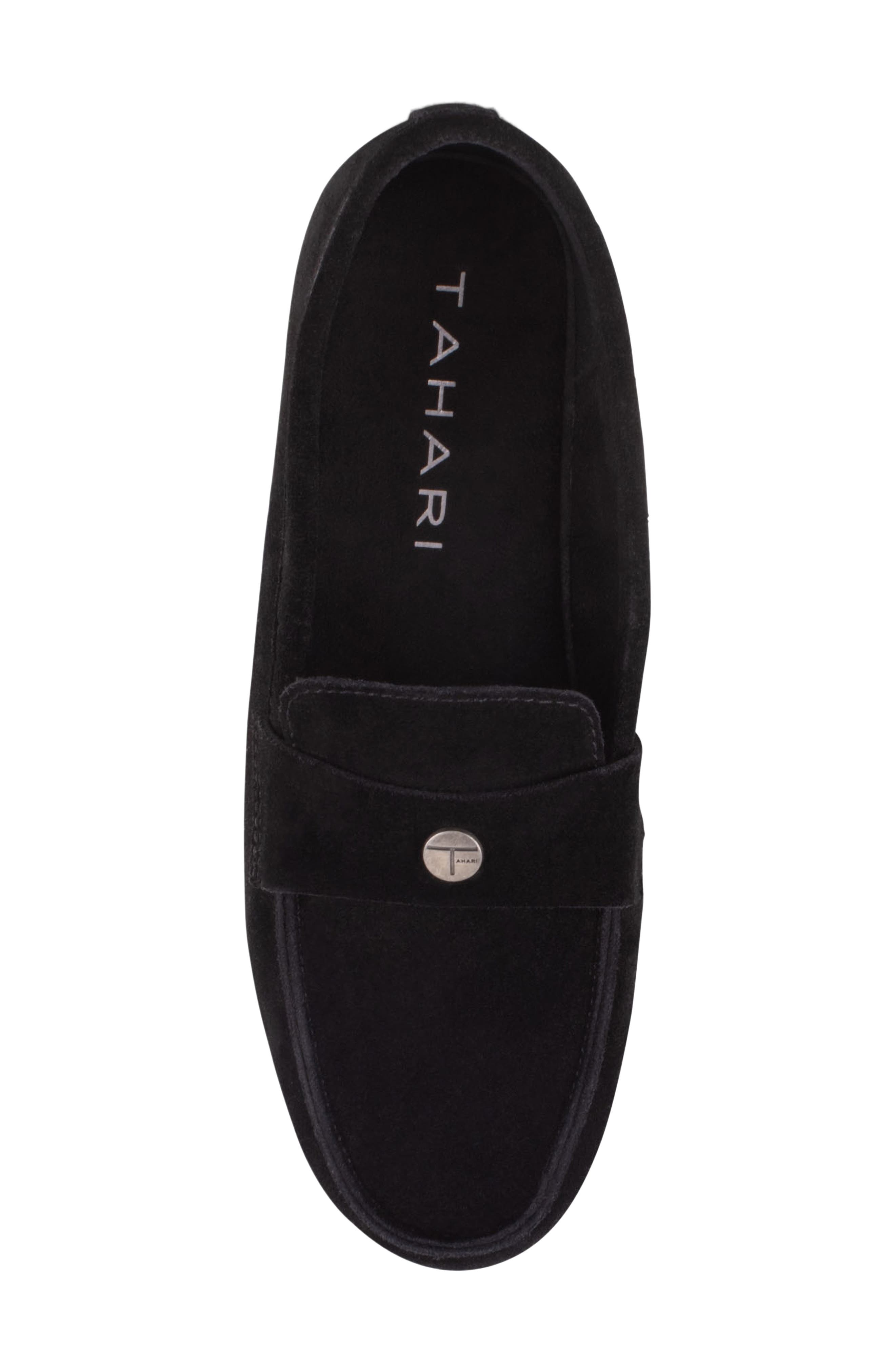 Tahari Bendel Loafer, Alternate, color, Black