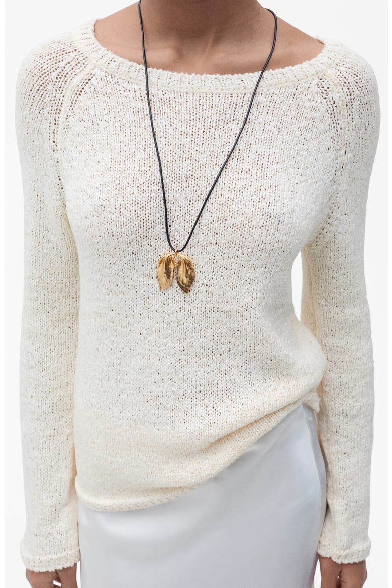 Manzana Crewneck Sweater, Main, color, ECRU