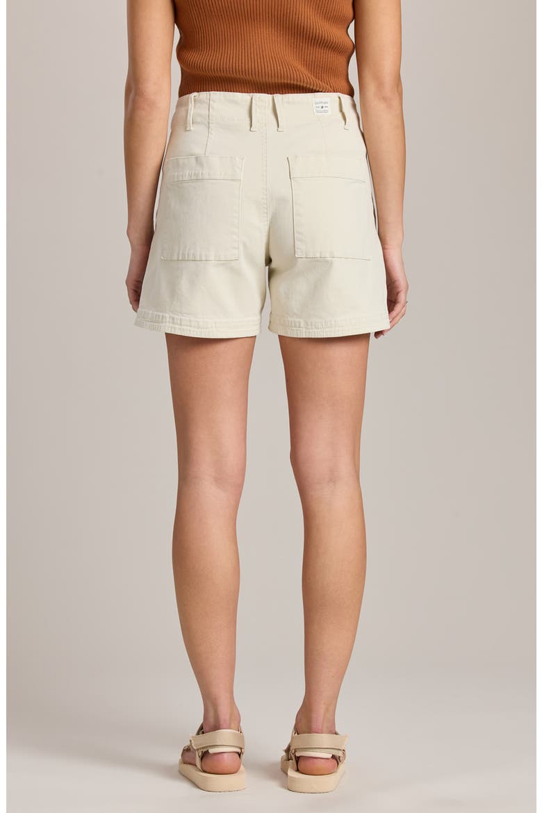 Toby High Waist Shorts, Alternate, color, STONE