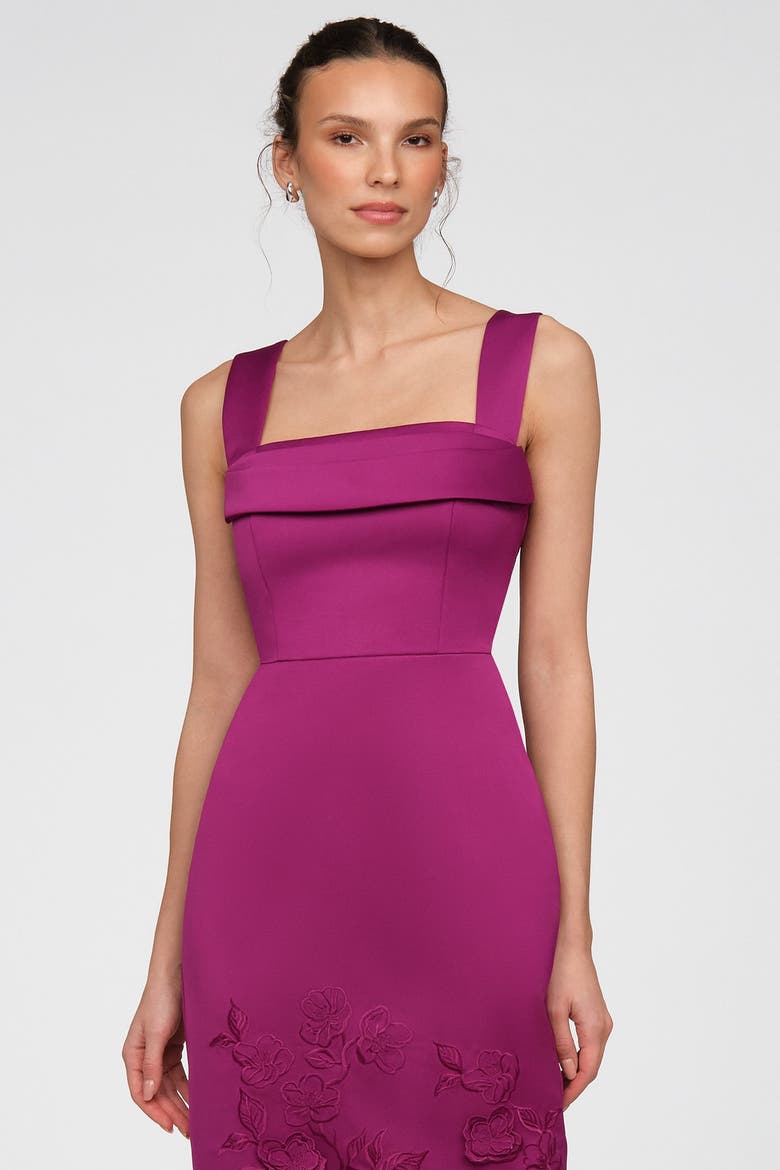 Billie Embroidered Dress, Alternate, color, Rosewood