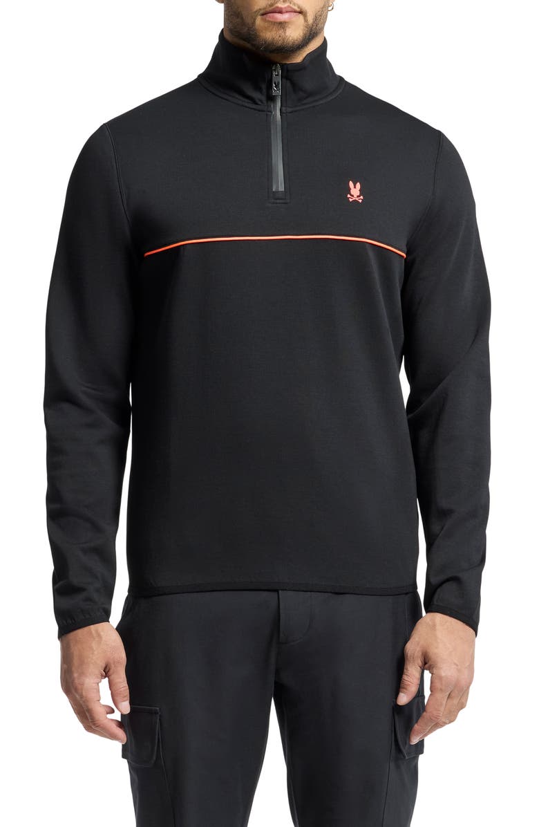 Psycho Bunny Dixie Golf Quarter Zip Pullover, Main, color,
