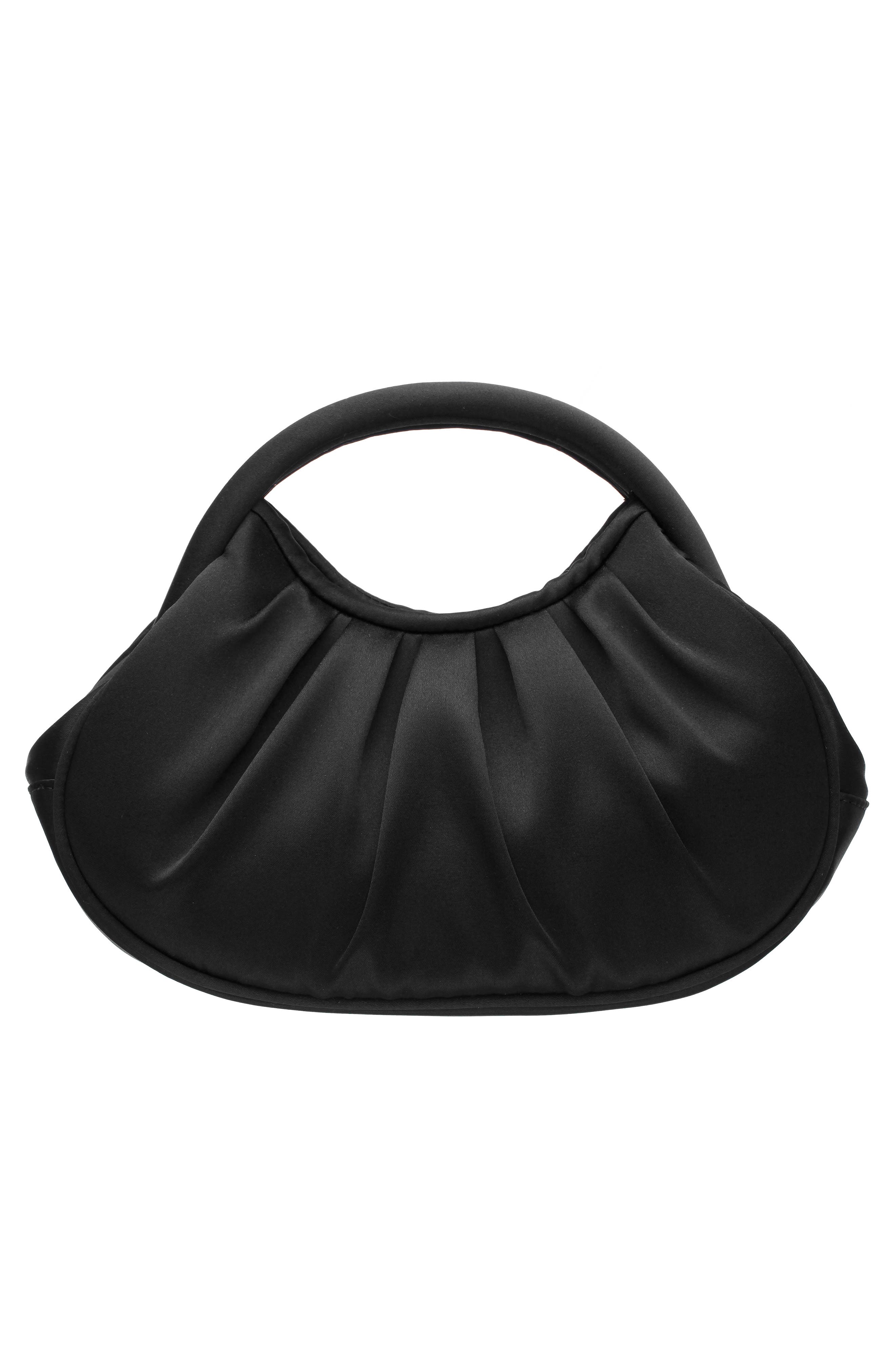 Nina Bren Top Handle Bag, Alternate, color, Black