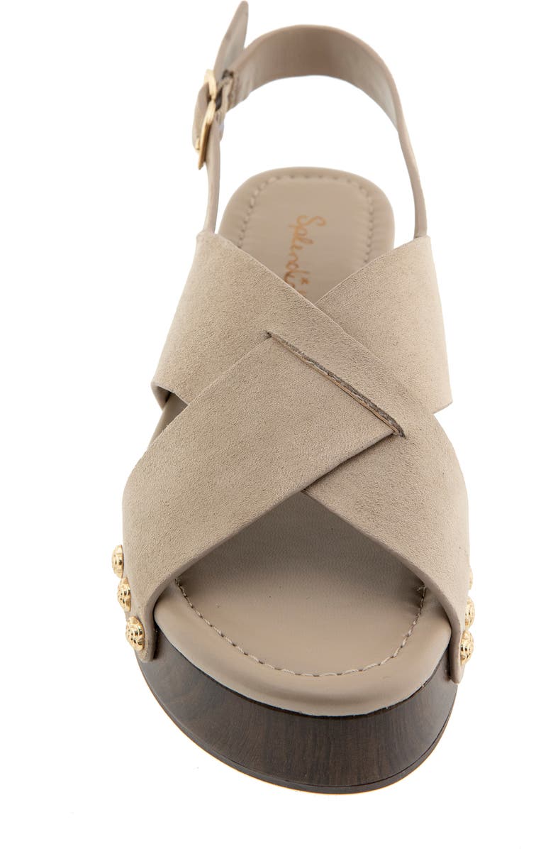 Splendid Quandry Woodgrain Platform Slingback Sandal, Alternate, color, Moonstone