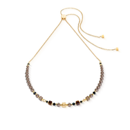 COEUR DE LION Necklace Slider Pearl Spike Gold