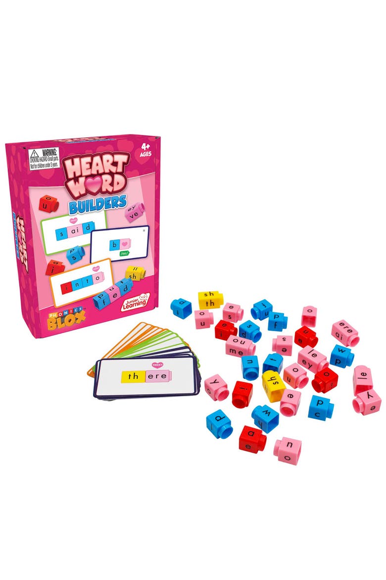 Phonics Blox Heart Word Builders, Alternate, color, Multicolored
