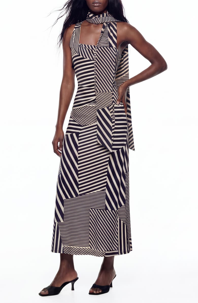 BY DESIGN Martini Maxi Skirt, Alternate, color, Patch Stripe