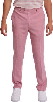 PAISLEY & GRAY Downing Slim Flat Front Crosshatch Dress Pants