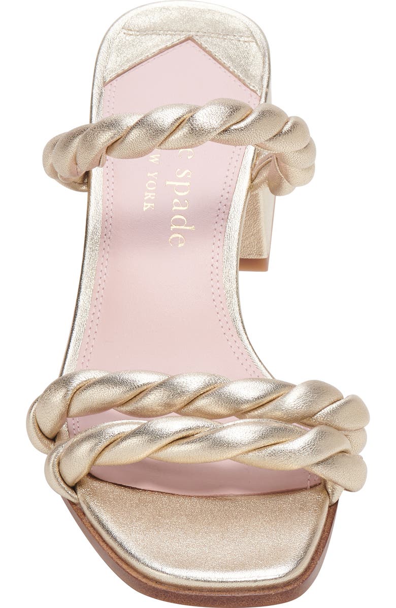 Kate Spade New York nina sandal, Alternate, color, Pale Gold