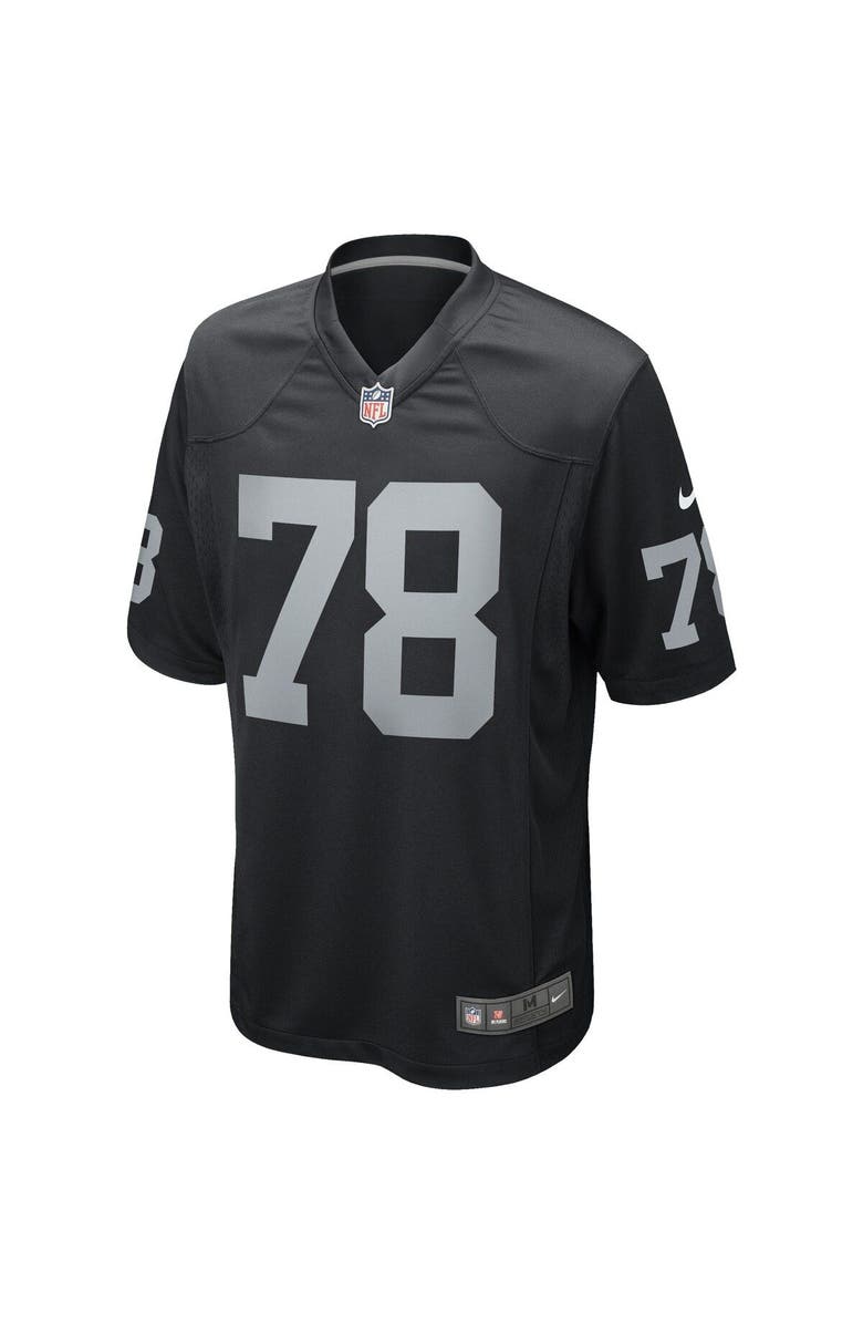 Nike Men's Nike Art Shell Black Las Vegas Raiders Game Retired Player Jersey, Alternate, color,