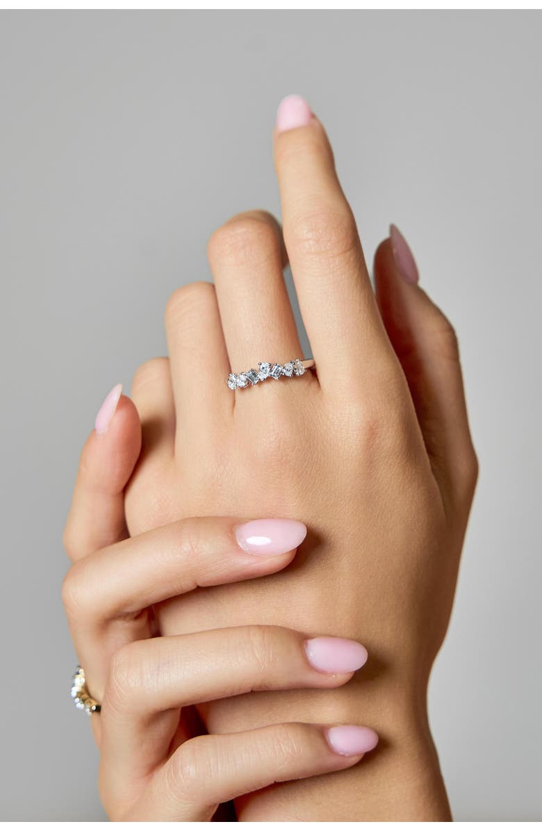 LuvMyJewelry Rhaenyra 14K Gold Lab Grown Diamond Ring - 0.50 Ct, Alternate, color, 14K White Gold