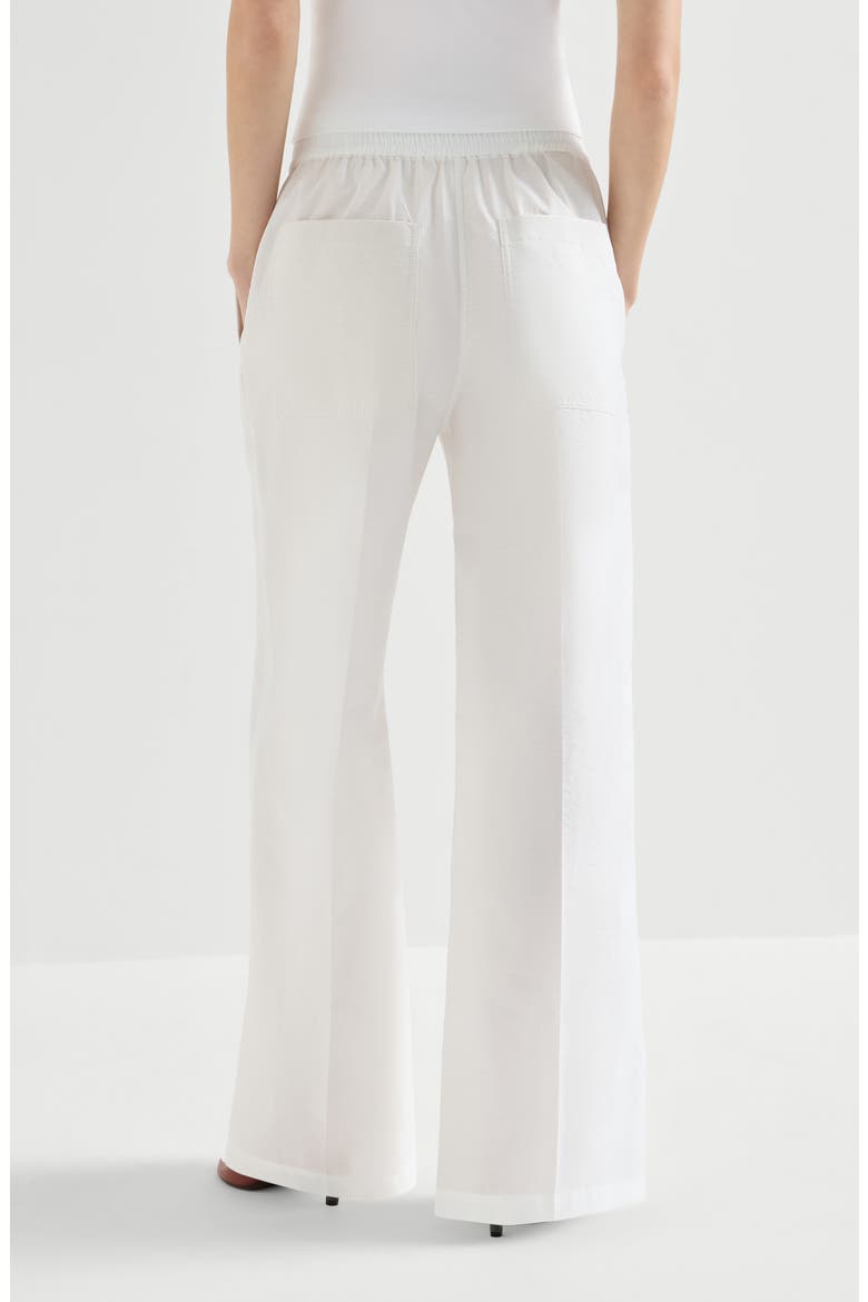 Loose Track trousers, Alternate, color, White