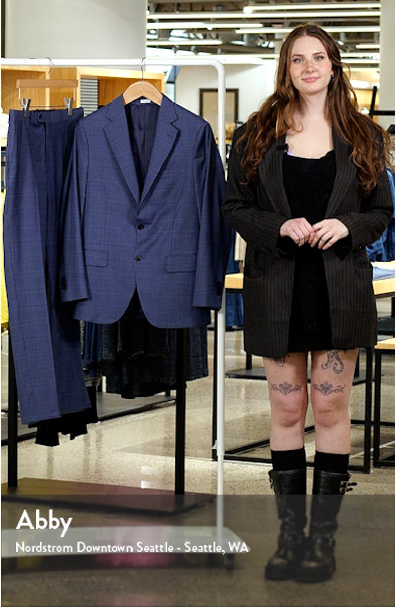 Tailored Fit Stretch Wool Suit, sales video thumbnail