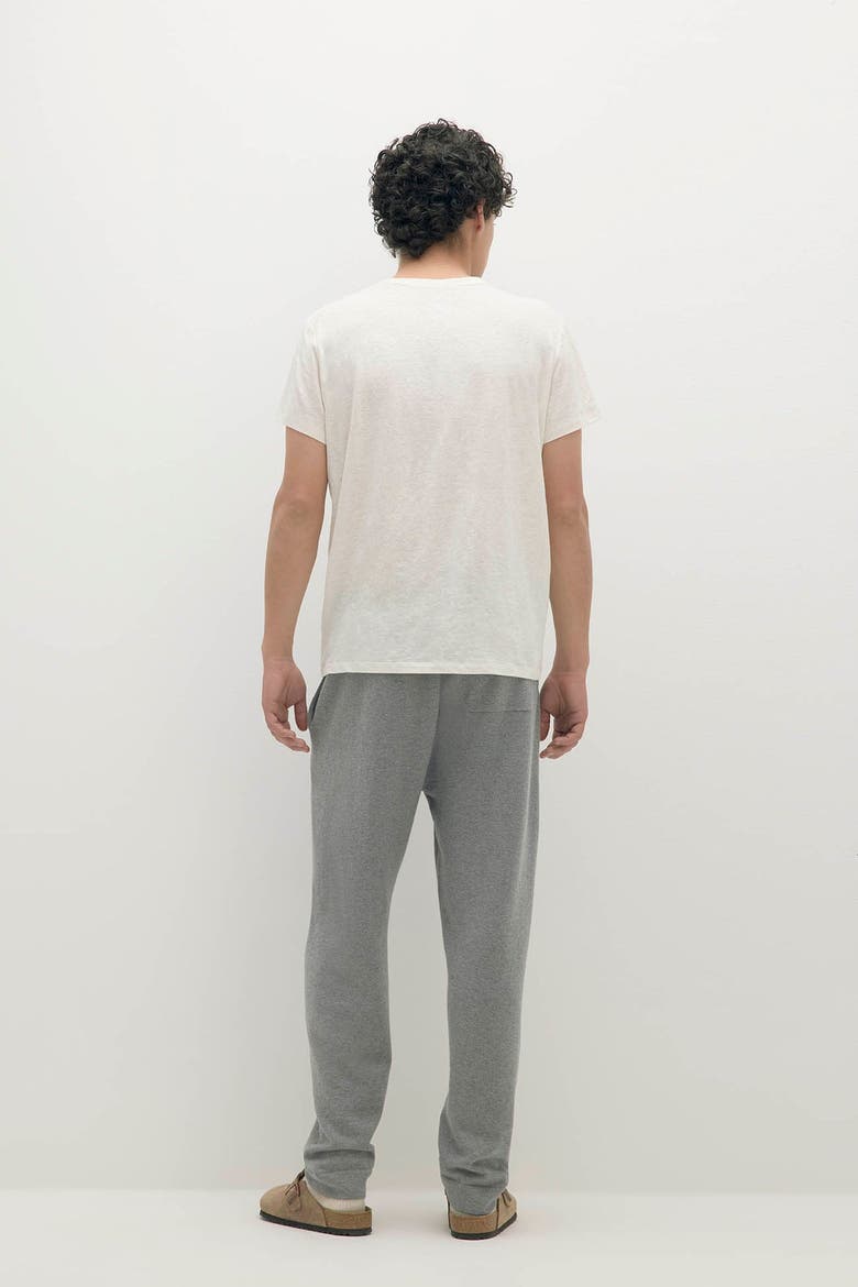 Kyle Linen Crewneck Tee, Alternate, color, White