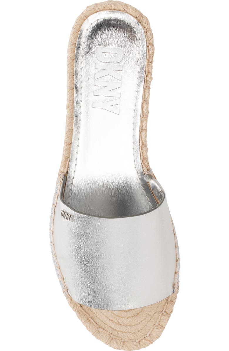 DKNY Camillo Platform Slide Sandal, Alternate, color, Silver