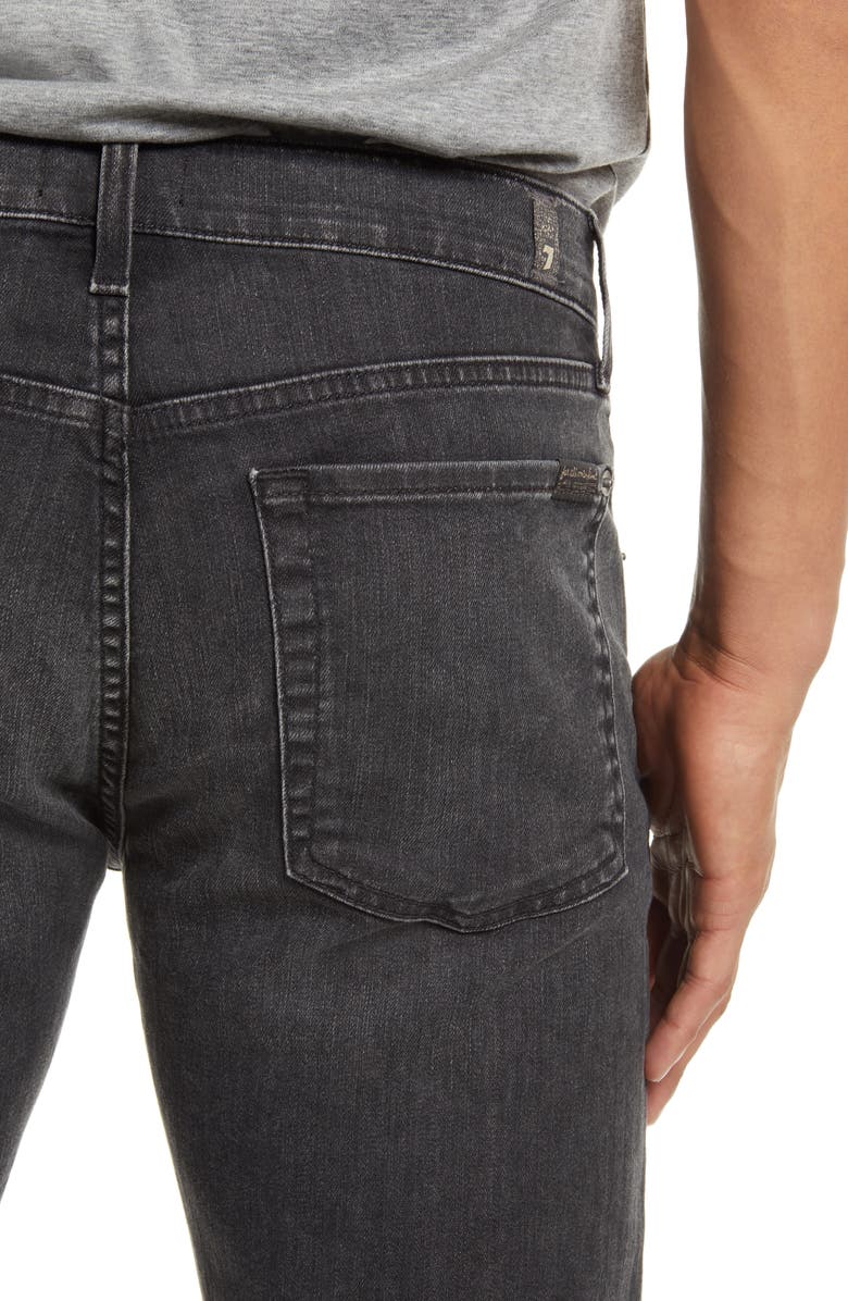 7 For All Mankind <sup>®</sup> Airweft Straight Leg Jeans, Alternate, color, 