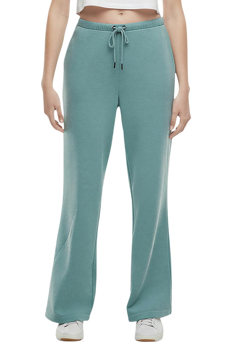 Andie Wide Leg Sweatpants, Main, color, OIL BLUE