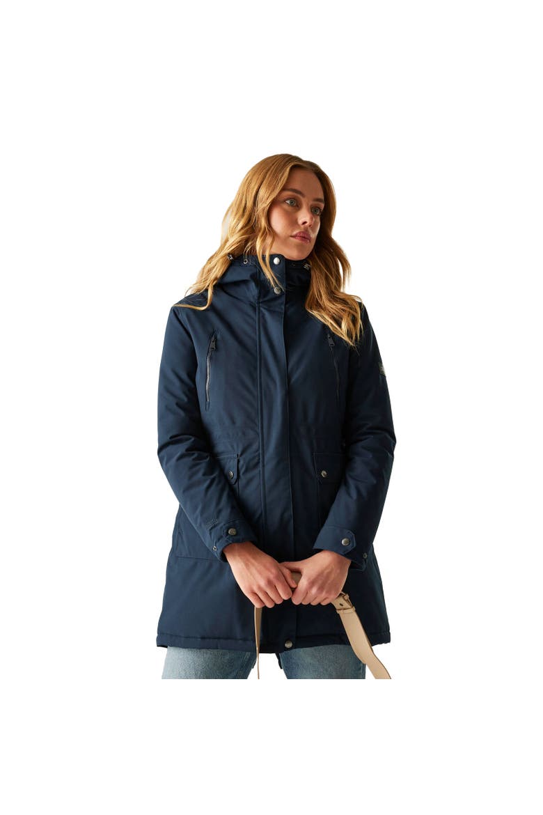Valenta Waterproof Jacket, Alternate, color, Navy Blue