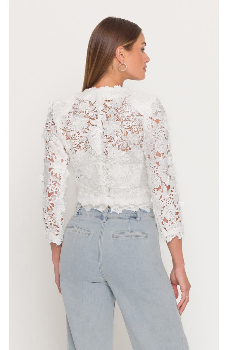 Generation Love Myra 3D Butterfly Lace Jacket, Alternate, color, 