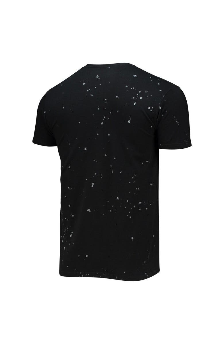 Retro Brand Men's Original Retro Brand Black XULA Gold Bleach Splatter T-Shirt, Alternate, color, 